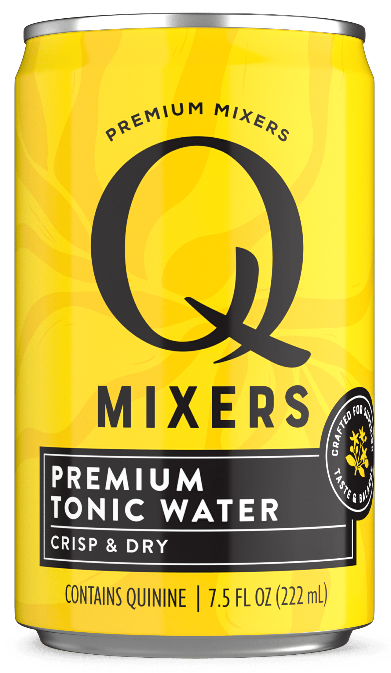 Q Mixers Premium Tonic Water: Real Ingredients & Less Sweet , 6.7 Fl oz,  Pack of 24 (Only 40 Calories per Bottle)