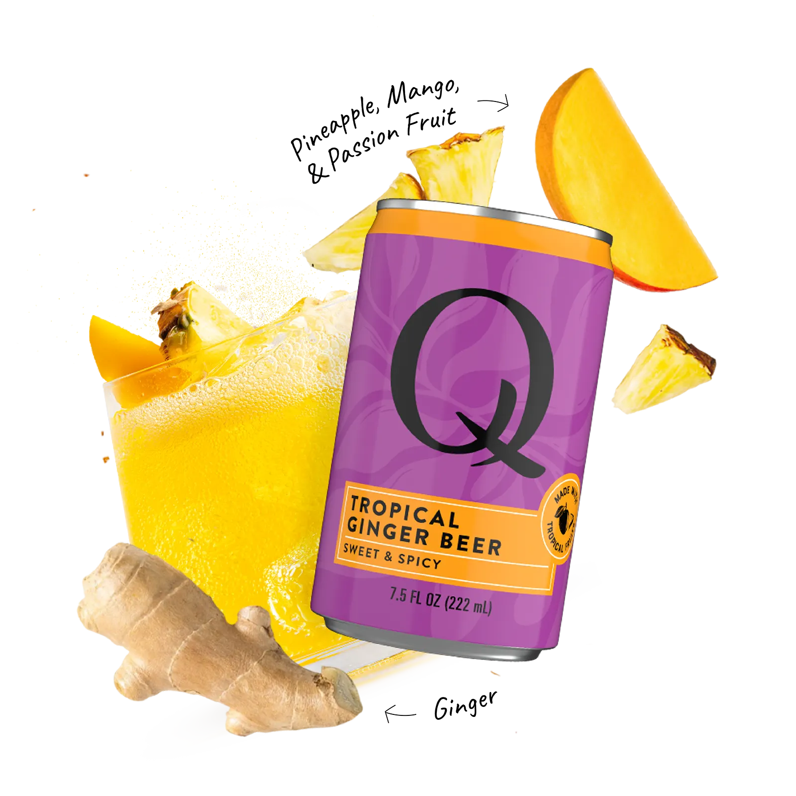 Q Mixers Ginger Beer Tropical
