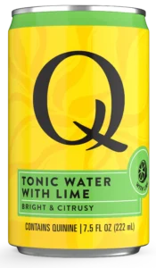 QMixers Tonic Water with Lime can